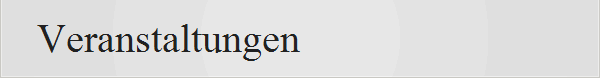 Veranstaltungen